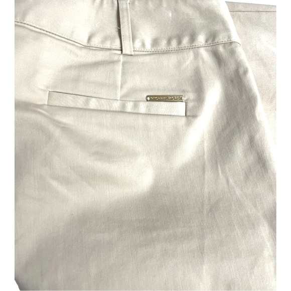 Michael Kors lightweight Khaki flat front pants size 10 - Picture 8 of 10